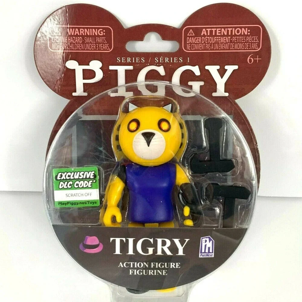 Piggy Tigry Action Figure 3.5In Serie 1 Includes DLC Items Age 6 and Up New